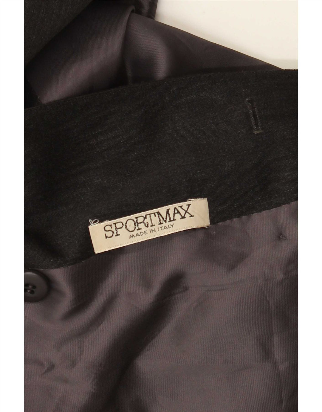 Sportmax Женское двубортное пальто UK 14 Средний Серый