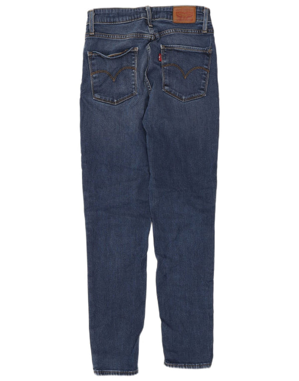 Женские джинсы скинни Levi's 721 с высокой посадкой W27 L30 синие из лиоцелла