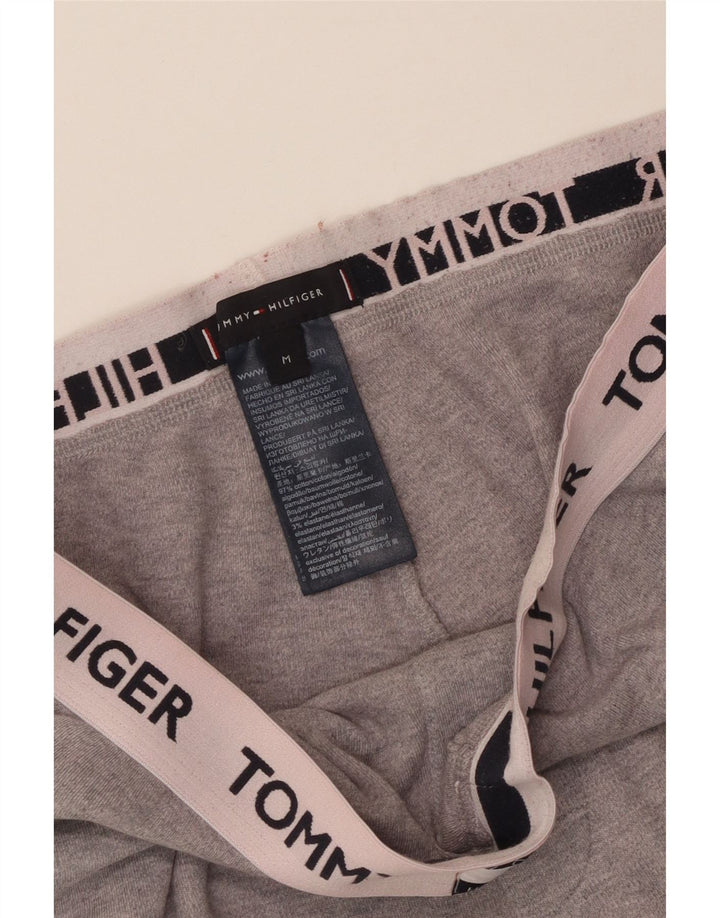 Tommy Hilfiger Мужские спортивные шорты с рисунком, хлопковые серого цвета среднего размера