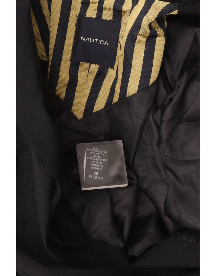 Блейзер Nautica для мальчиков на 2 пуговицах, 15–16 лет, темно-синий, полиэстер