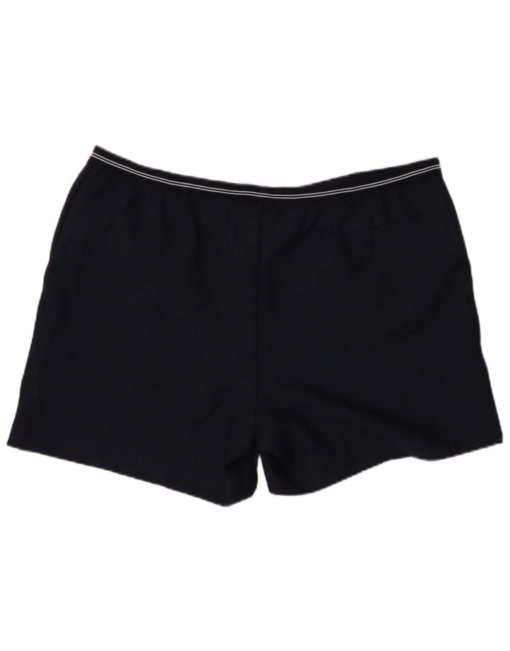 F.LLI CAMPAGNOLO Мужские повседневные шорты W40 XL Темно-синие полиэстер