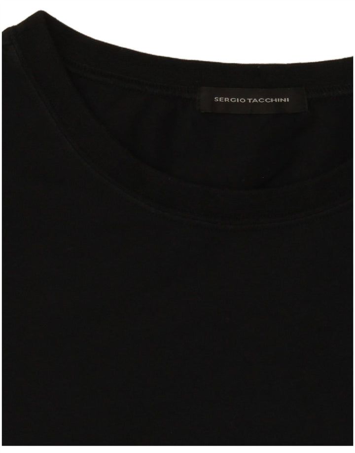 Женский топ с длинным рукавом SERGIO TACCHINI UK 14, средний черный