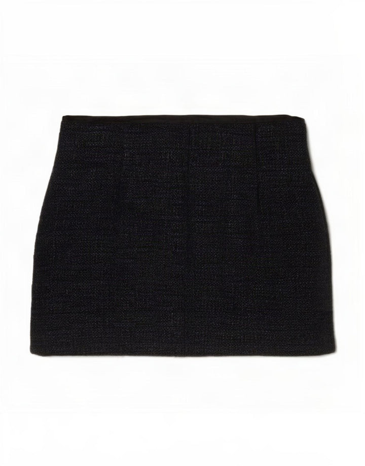Женская мини-юбка Zara, маленькая W26, черная