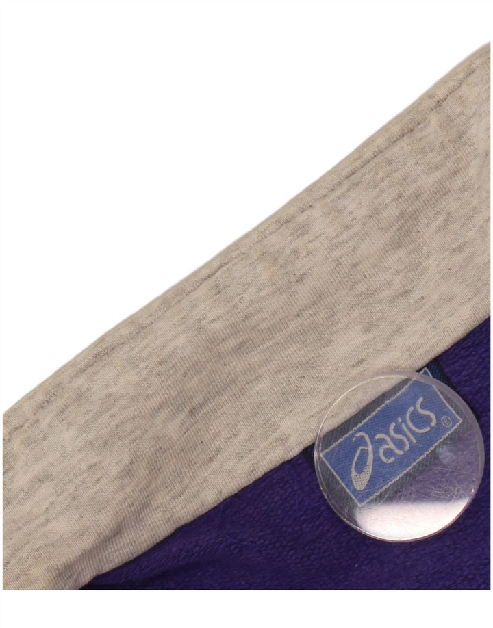 Мужская спортивная куртка с графическим рисунком ASICS XL, серая, с цветными блоками