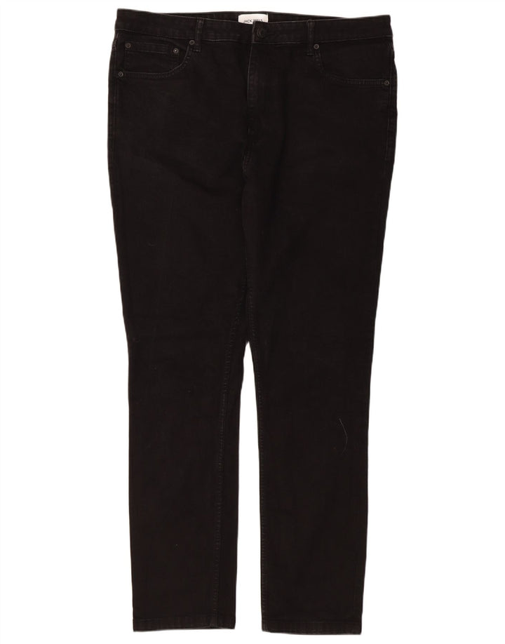 Мужские узкие джинсы Jack Wills W36 L30, черный хлопок