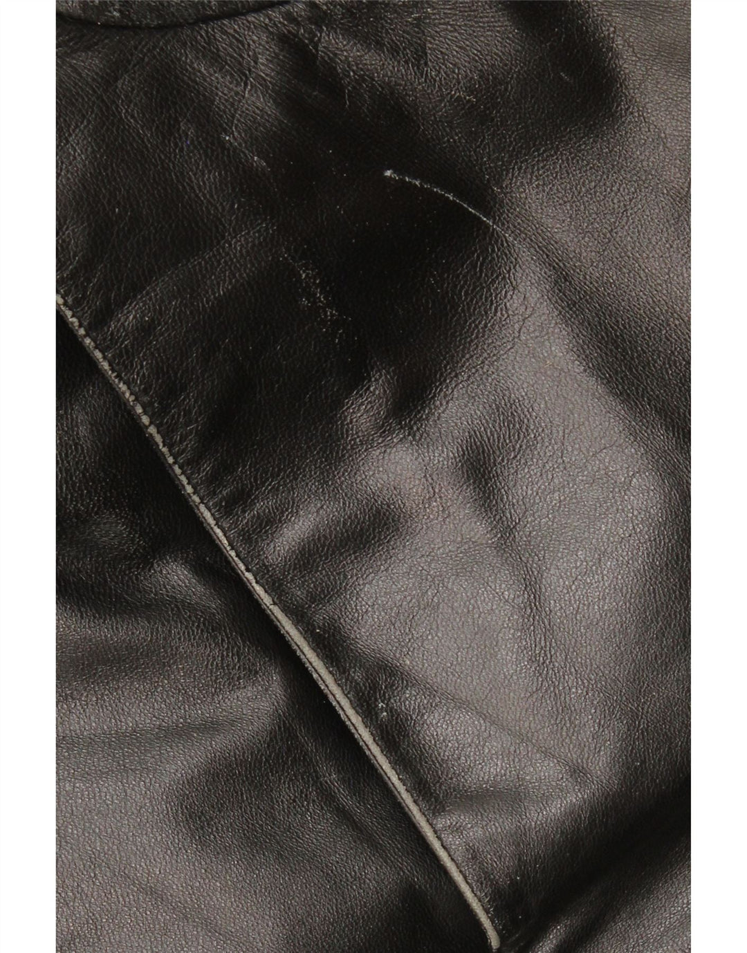 SCHILD Мужская кожаная куртка в стиле милитари UK 40, большая черная кожаная