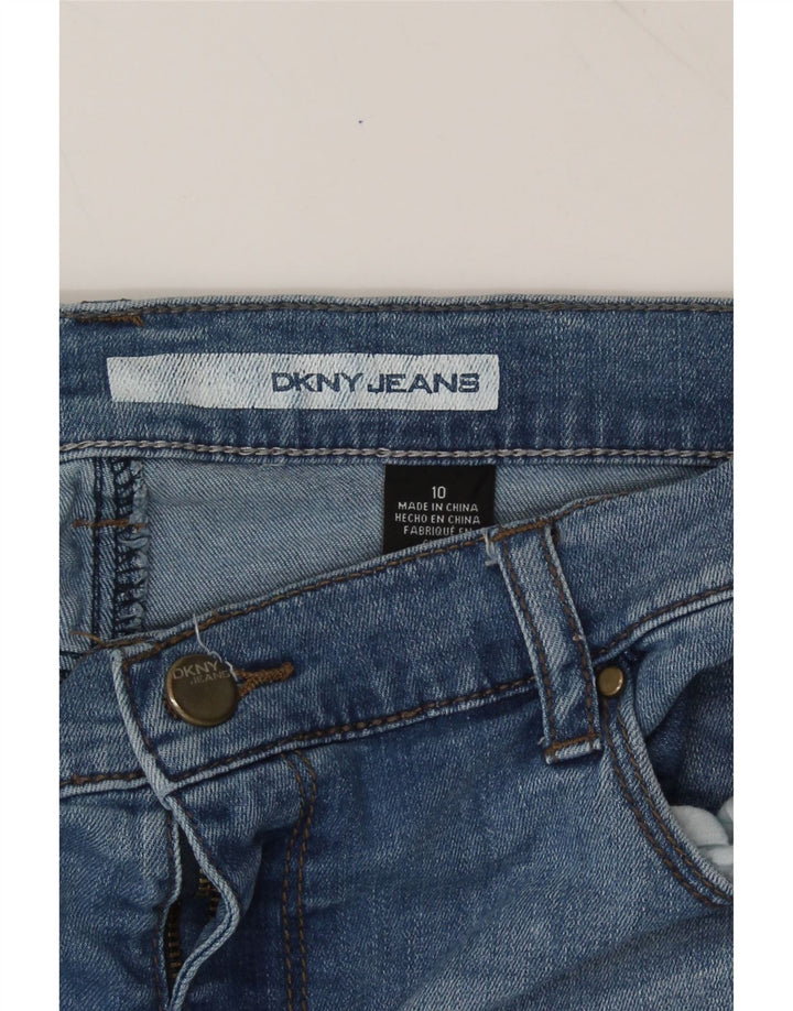 DKNY Womens Slim Jeans US 10 Large W34 L29 Blue Cotton Vintage Dkny and Second-Hand Dkny from Messina Hembry 
