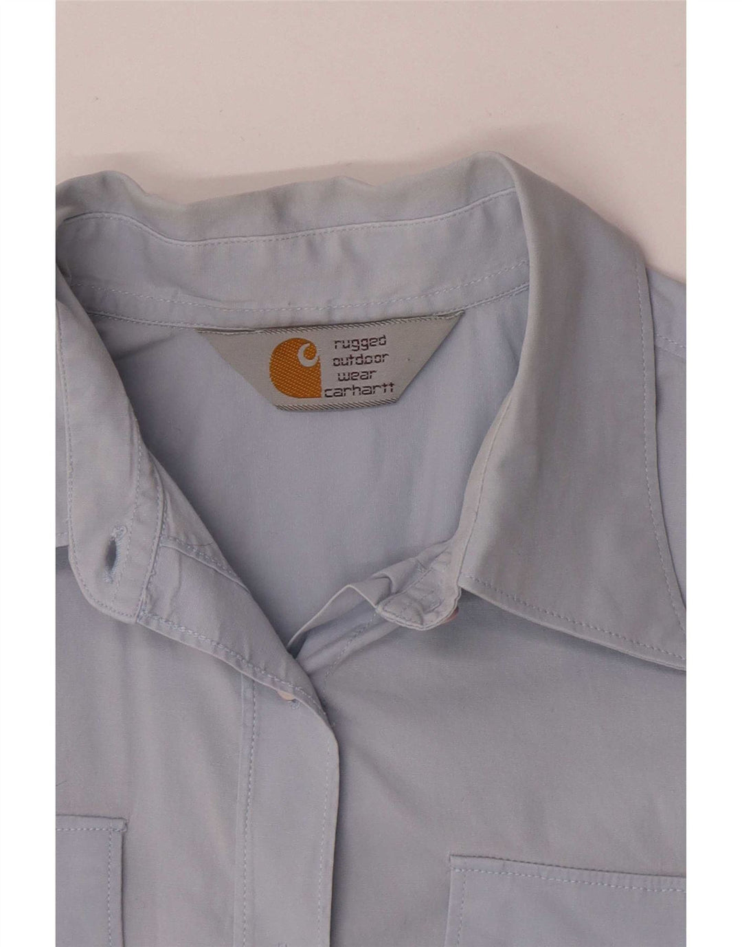 Женская рубашка с коротким рукавом Carhartt UK 8, маленькая, синяя