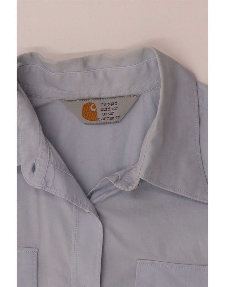 Женская рубашка с коротким рукавом Carhartt UK 8, маленькая, синяя
