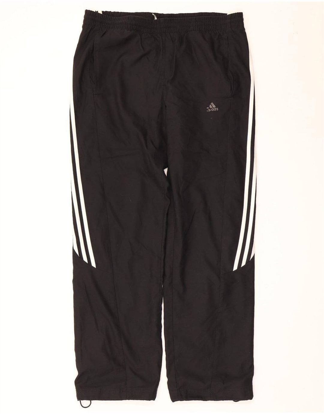 Мужские спортивные брюки Adidas, маленькие черные из полиэстера