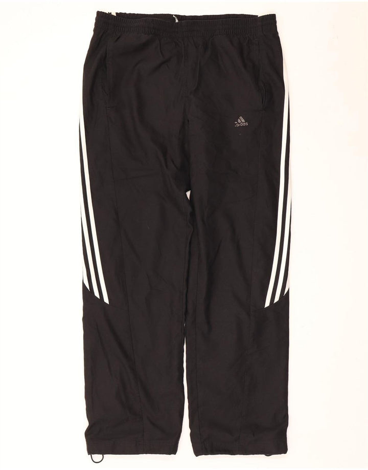 Мужские спортивные брюки Adidas, маленькие черные из полиэстера
