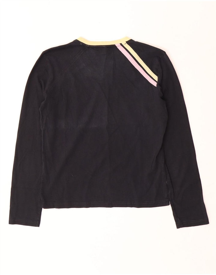 Женский топ с рисунком Sergio Tacchini IT 44, средний черный