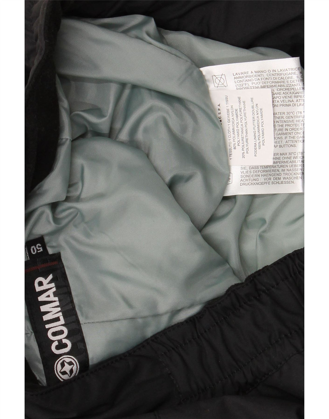 Мужские лыжные брюки Colmar IT 50 Medium Black Nylon