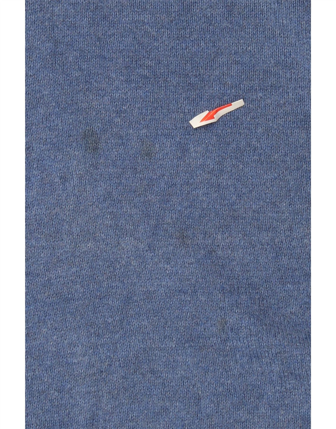 Мужской джемпер с v-образным вырезом Marks & Spencer, средний синий хлопковый свитер