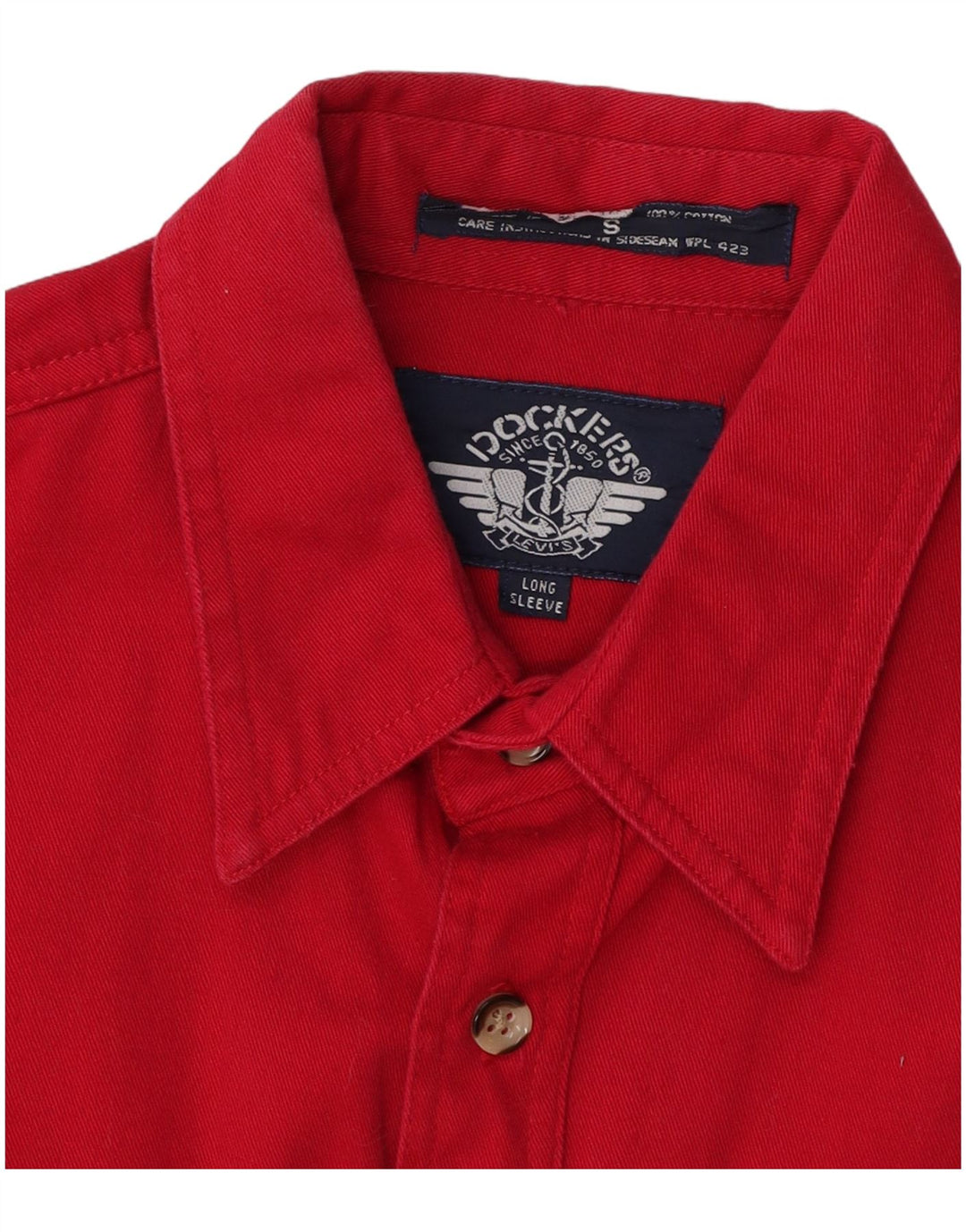 Мужская рубашка Dockers, маленькая красная, хлопок