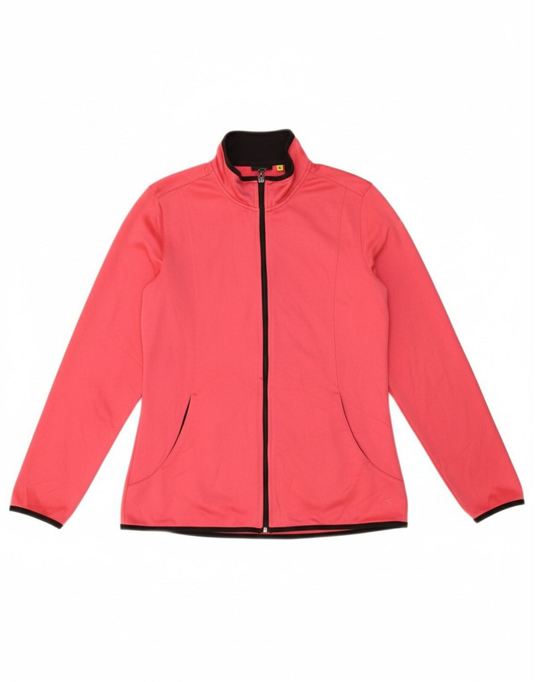 DIADORA Womens Tracksuit Top Jacket UK 16 Large Pink