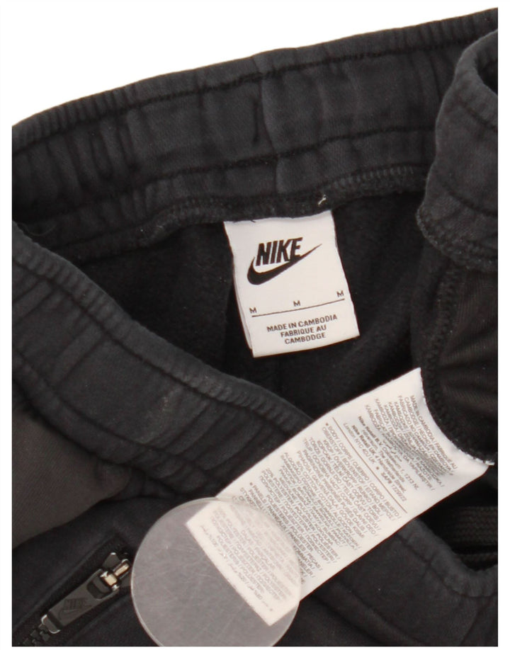 Мужские спортивные брюки с графическим рисунком Nike, джоггеры, средний черный, хлопок