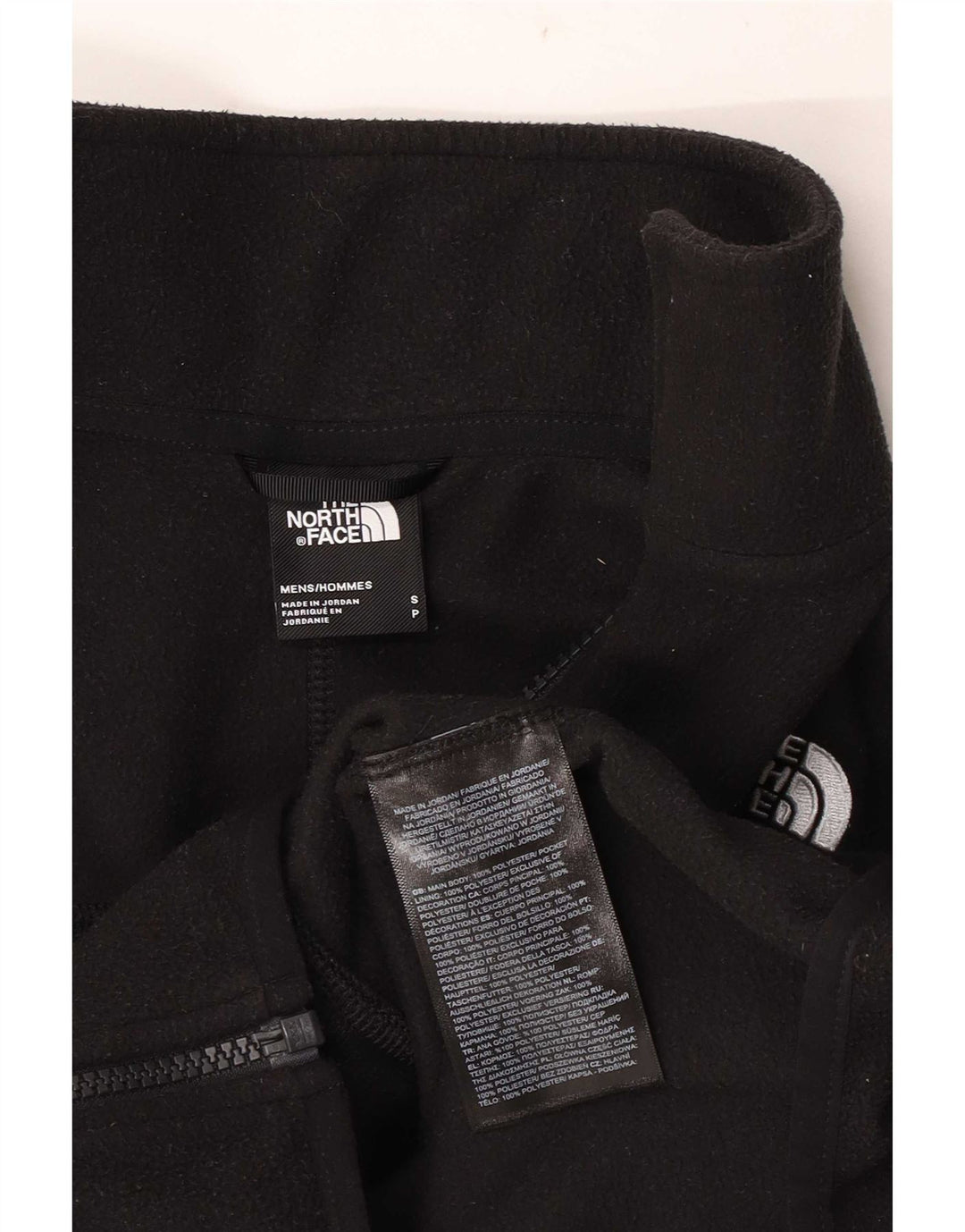 Мужская флисовая куртка с подкладкой The North Face UK 36, маленькая черная, полиэстер