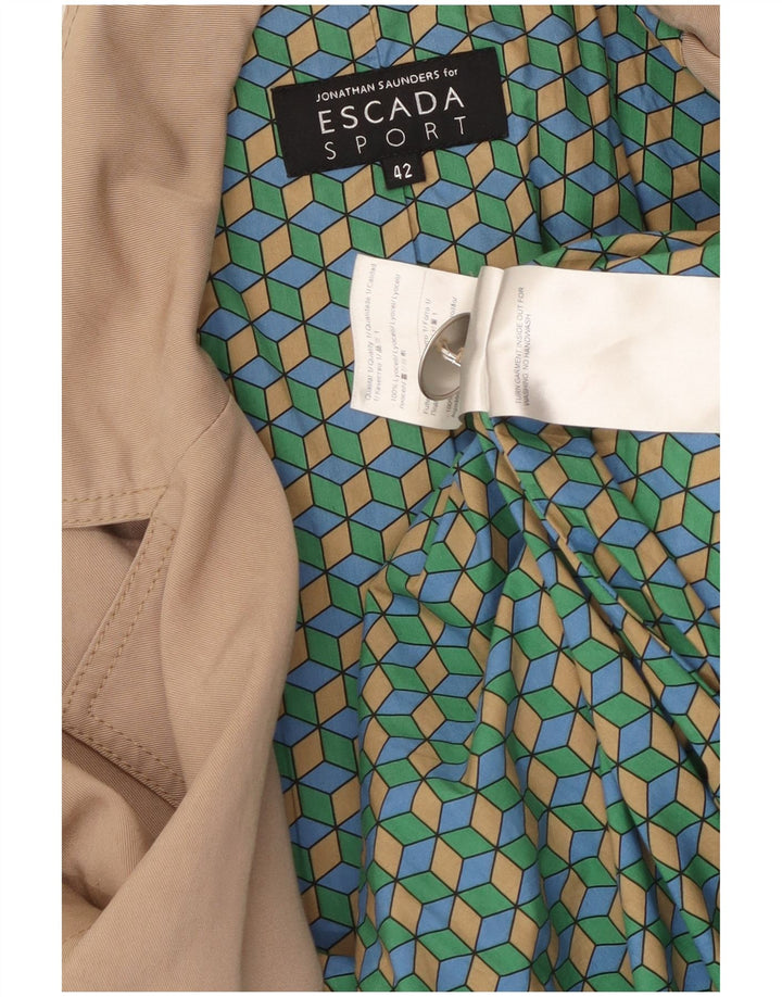 Тренч женский ESCADA EU 42, большой, бежевый, лиоцелл