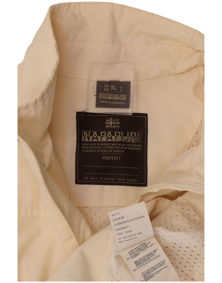 Женская дождевик Napapijri UK 18 XL Белый полиамид
