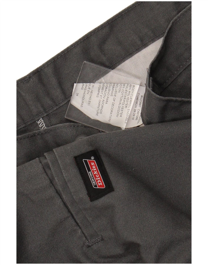 Мужские шорты чинос DICKIES W34, большие серые, полиэстер