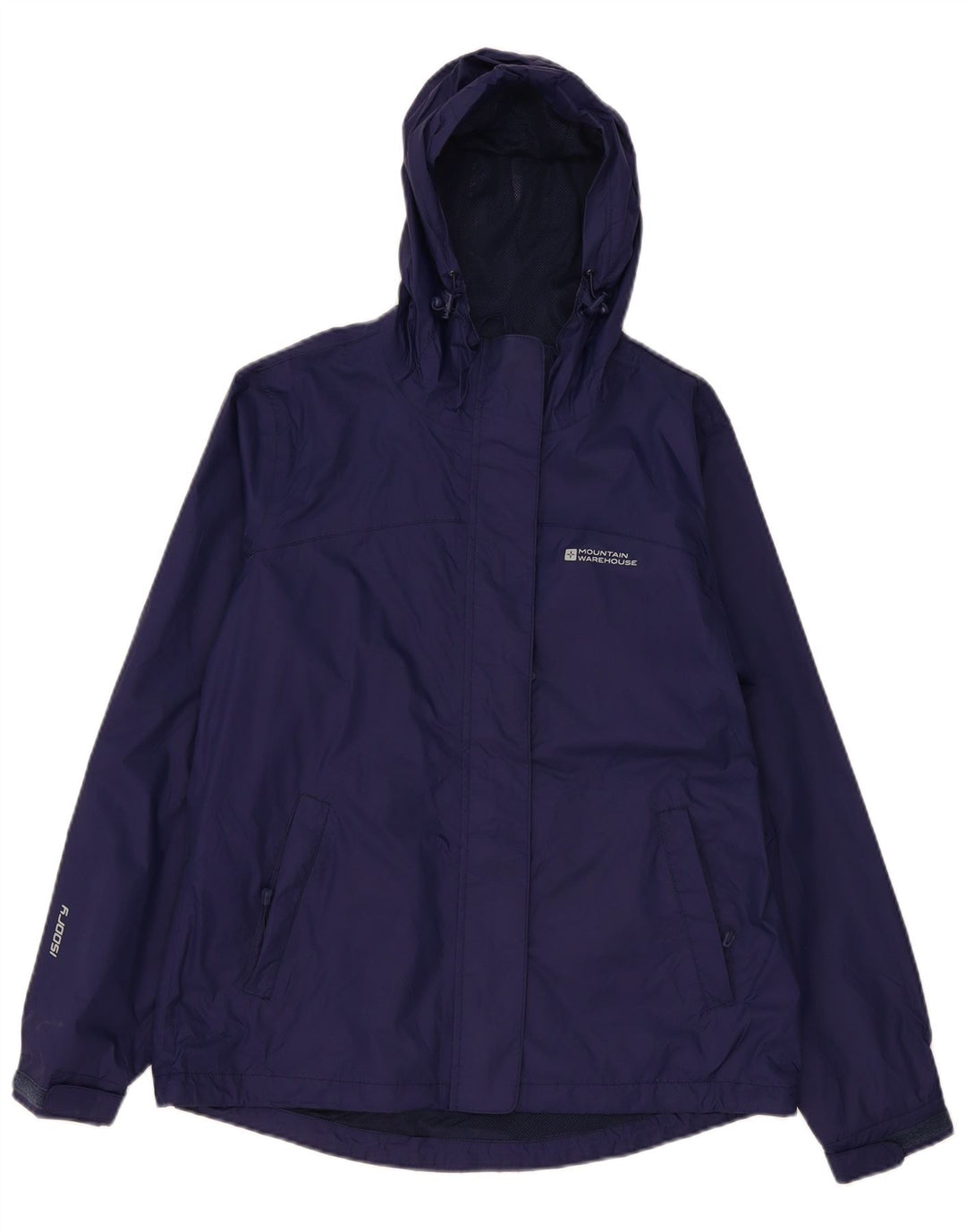 Женская дождевик с капюшоном Mountain Warehouse UK 12, средний темно-синий
