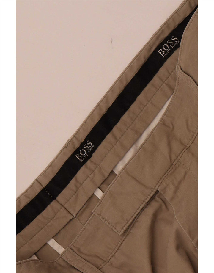 Мужские прямые брюки Hugo Boss W36 L33 бежевые
