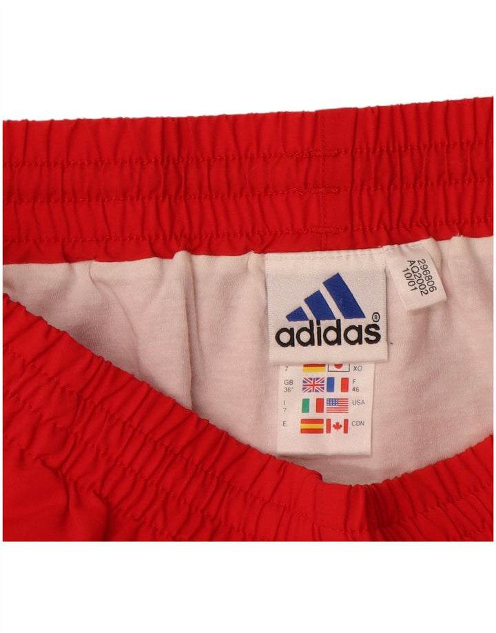 Мужские спортивные шорты Adidas, большой красный полиэстер