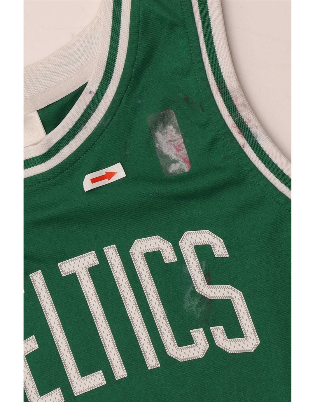 Adidas Boys Celtics Графический жилет 13-14 лет Зеленый полиэстер