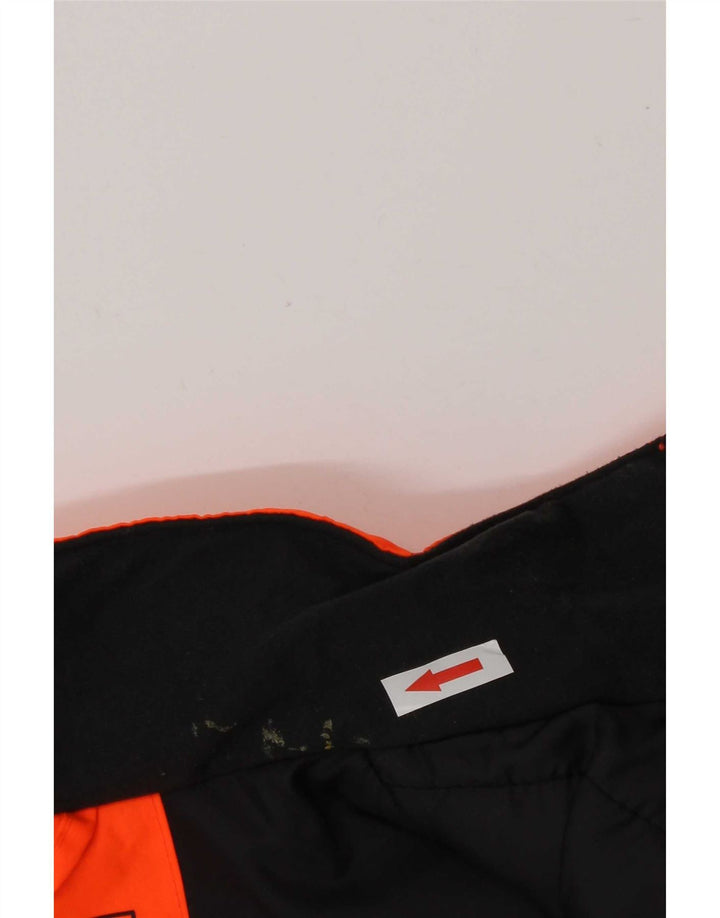 Мужская стеганая куртка Helly Hansen в спецодежде UK 40, большая оранжевая с цветными блоками