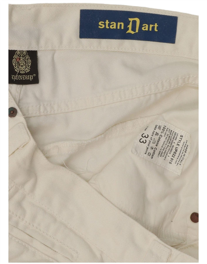 Мужские прямые джинсы Dondup Stan Dart W33 L32, белый хлопок