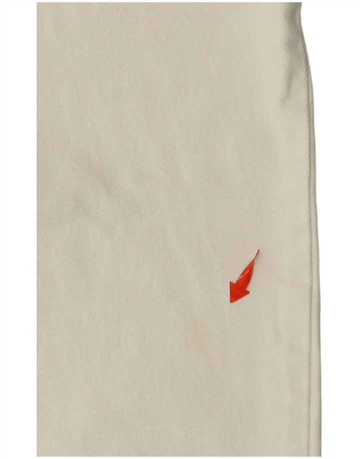 STEFANEL Женские джинсы с высокой талией IT 44 Medium W24 L27 Off White Cotton