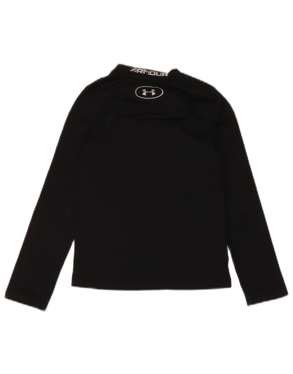 Топ с рисунком Cold Gear для мальчиков Under Armour, длинный рукав, 6–7 лет, XS, черный