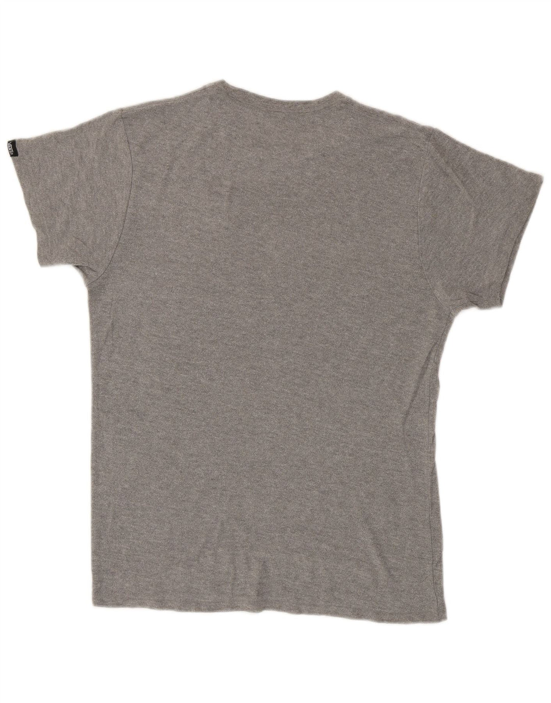 VANS Mens T-Shirt Top Small Grey Cotton
