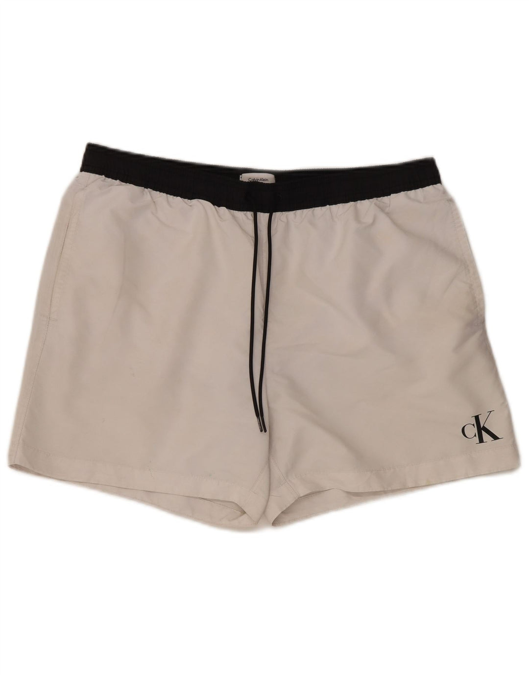 Мужские шорты для плавания Calvin Klein XL, белый полиэстер