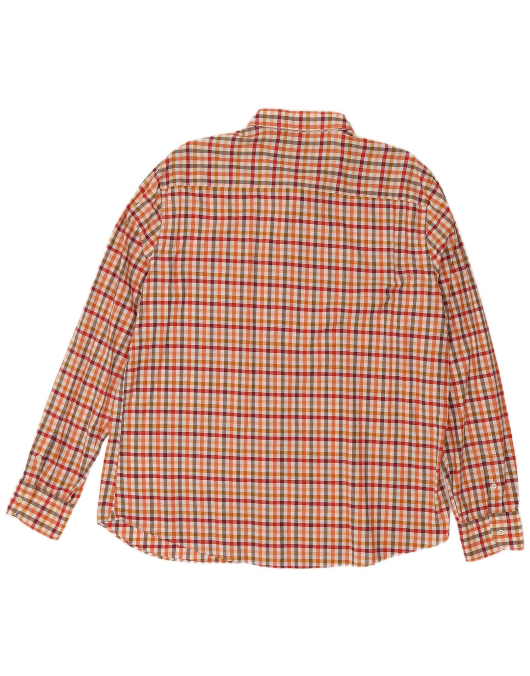 Мужская рубашка Massimo Dutti 2XL желтая клетка