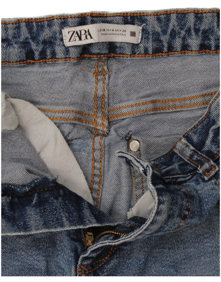 Женские расклешенные джинсы Zara EU 38 Small W28 L33 Синие