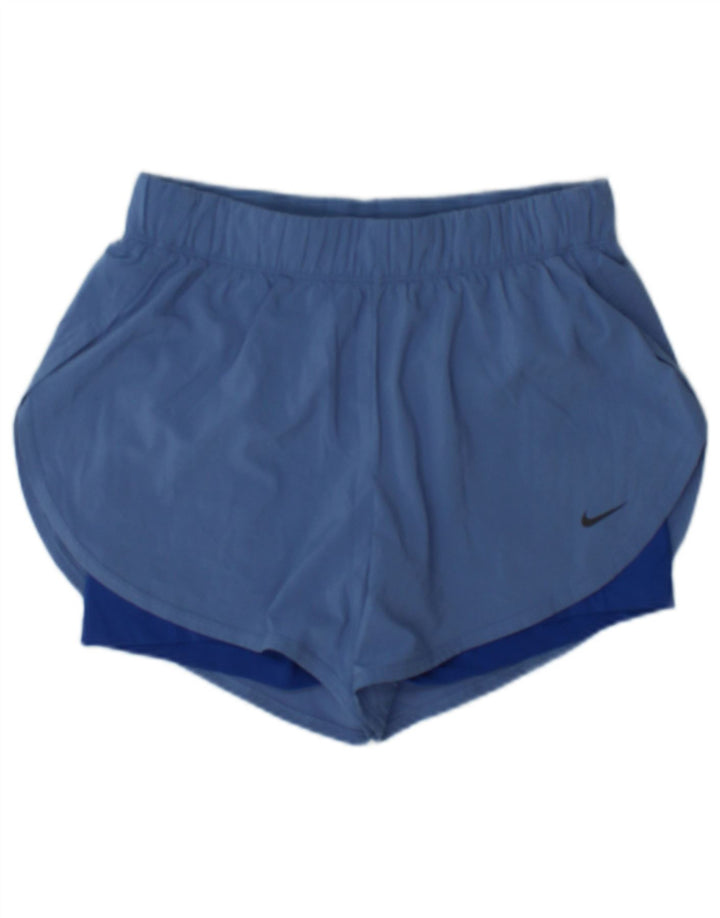 Женские спортивные шорты Nike Dri Fit UK 12, средние синие
