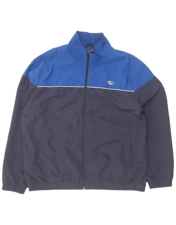 Мужской спортивный костюм Atlas Top Jacket 2XL Темно-синий с цветными блоками