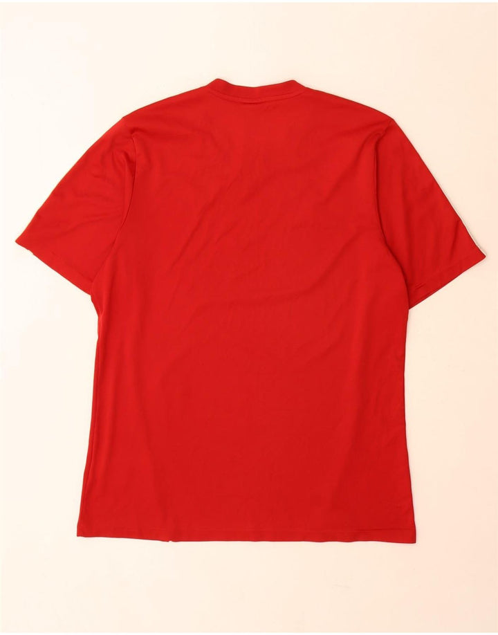 Мужская футболка Adidas Top Large Red из полиэстера