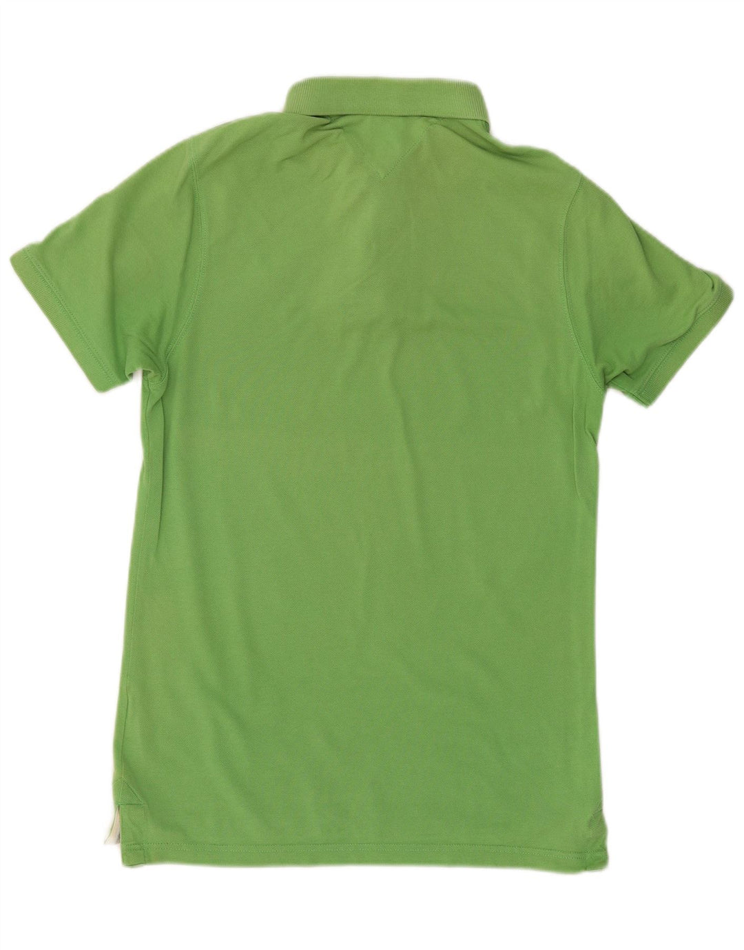 TOMMY HILFIGER Mens Polo Shirt Medium Green Cotton