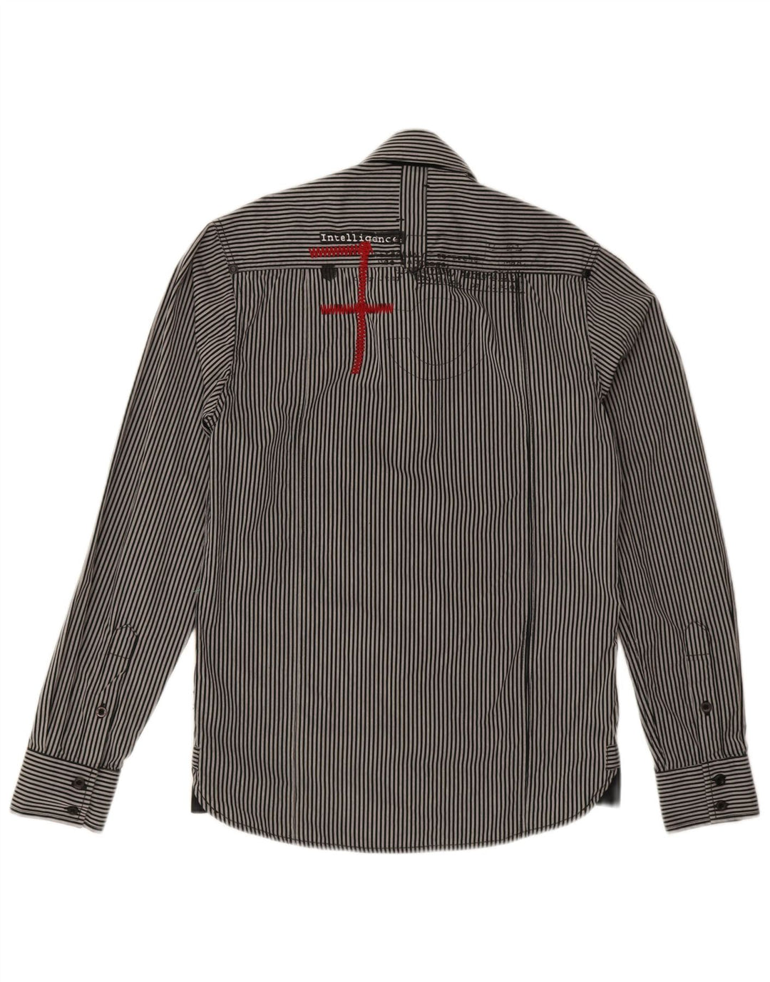 Мужская рубашка с рисунком Jack & Jones, маленькая черная хлопковая полоска