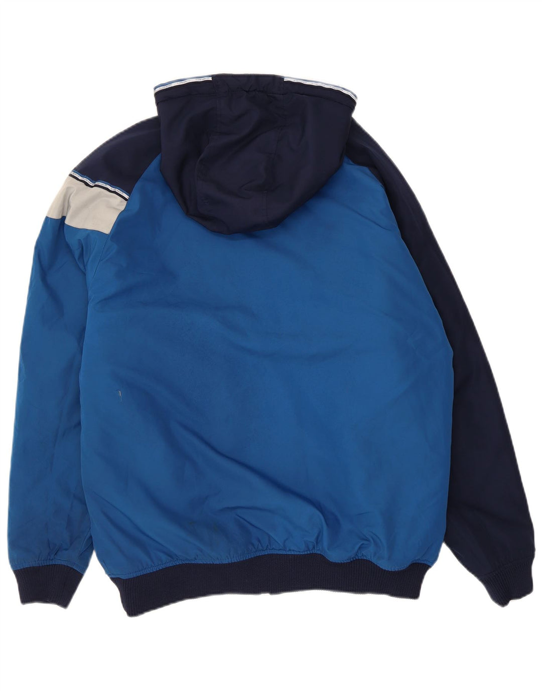 Мужская бомбер Le Coq Sportif с графическим рисунком UK 38, средний синий с цветными блоками