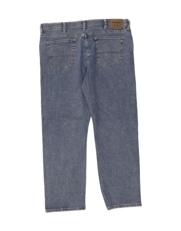Мужские прямые джинсы Wrangler W38 L30 синие, хлопок