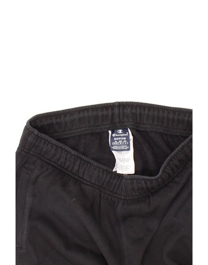 CHAMPION Mens Tracksuit Trousers Medium Black Polyester Vintage Champion and Second-Hand Champion from Messina Hembry 