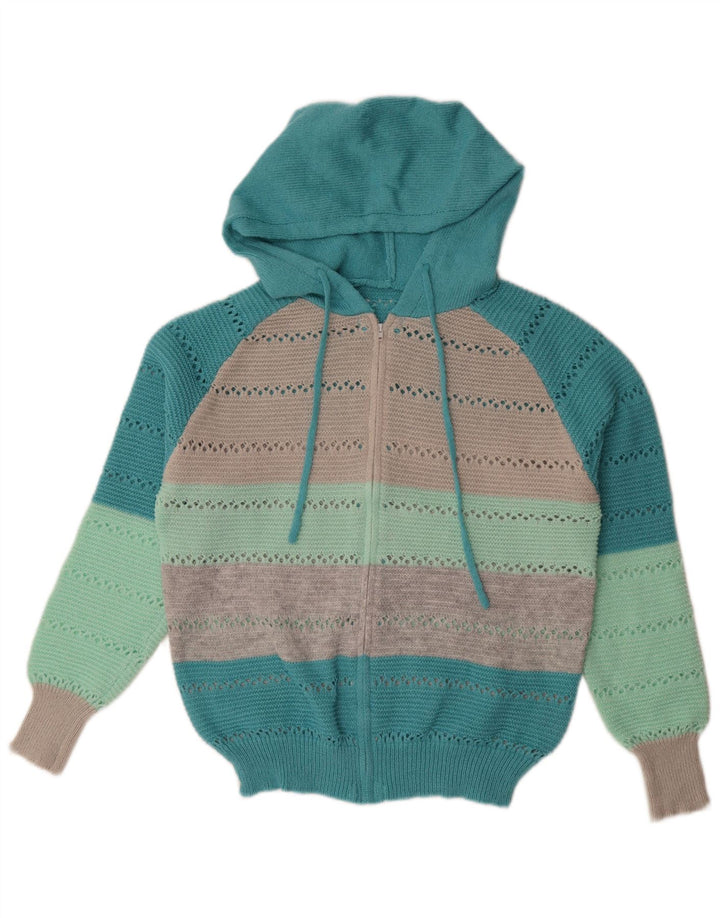 Женский свободный кардиган на молнии Shein UK 14, средний разноцветный