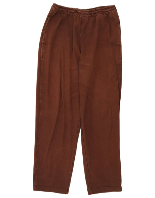 Santa Cruz Mens Tapered Casual Trousers Medium W32 L28 Brown Cotton