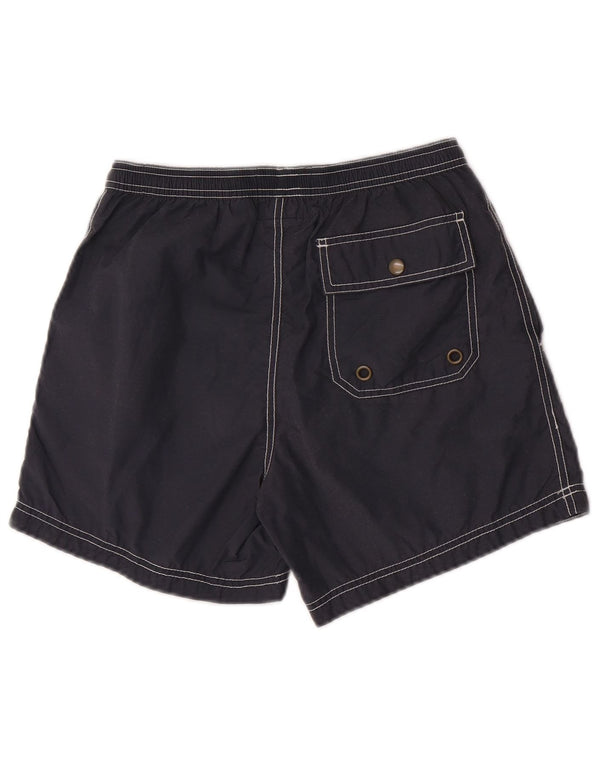 Jack Wills Мужские шорты для плавания с рисунком XS Темно-синие хлопковые
