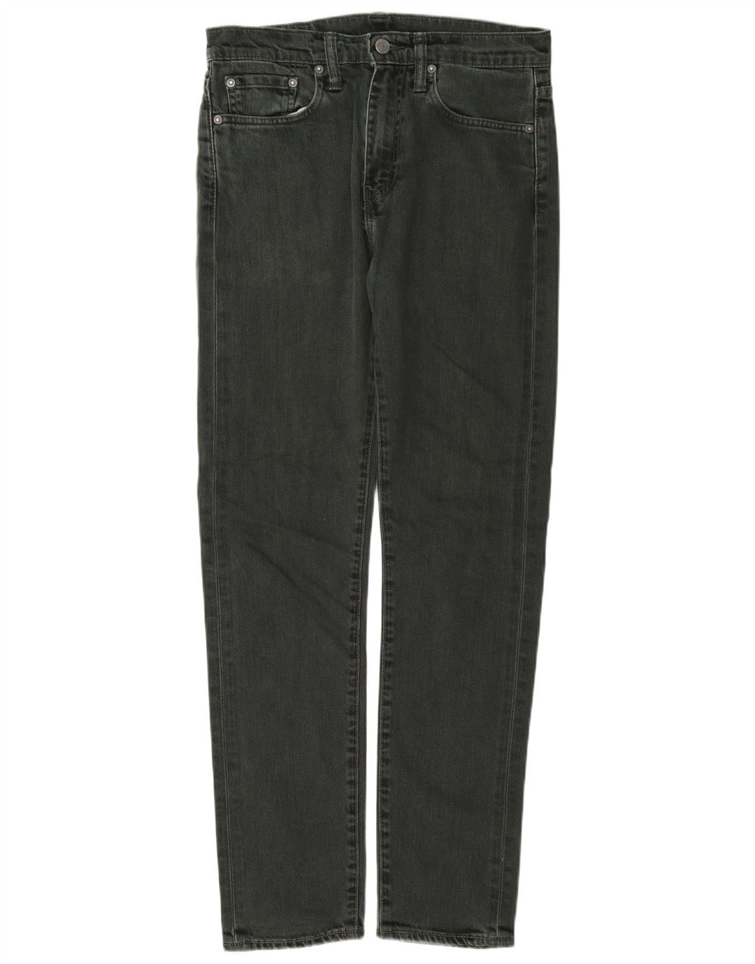 Женские узкие джинсы Levi's W28 L32, зеленый хлопок