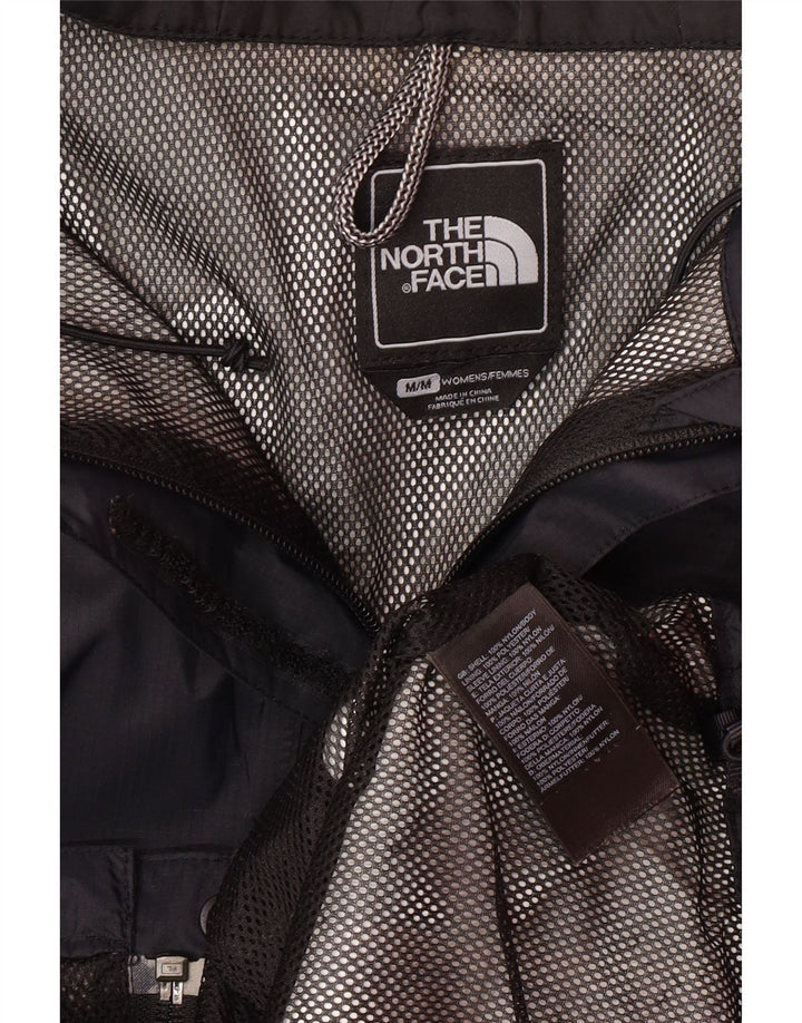 Женская дождевик с капюшоном THE NORTH FACE Hyvent UK 14, средний черный нейлон